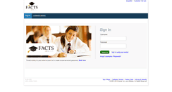 Desktop Screenshot of online.factsmgt.com