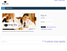 Tablet Screenshot of online.factsmgt.com
